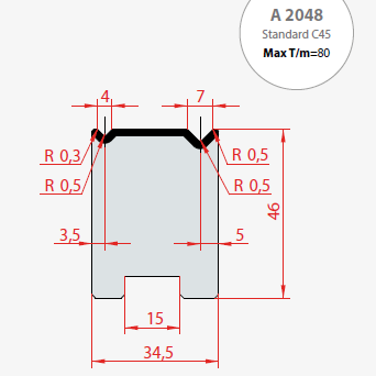 SMS-A-2048 (Standard C45 )