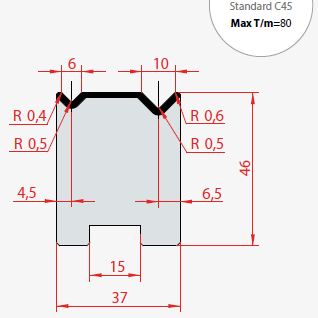 SMS-A-2049 (Standard C45 )